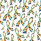 Seamless Tile Autism Ribbons