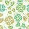 Seamless Tile Ornament, Clover Plants