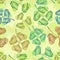 Seamless Tile Ornament, Clover Plants