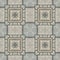 Seamless tileable decorative background with embossed abstract ornament