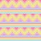 Seamless Tileable Vector Background in Pastel Tribal Style