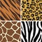 Seamless tiling animal print p