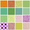 Seamless tiling dot pattern collection