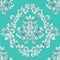 Seamless tiling floral wallpaper pattern