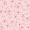 Seamless Tiny Pink And White Daisy Flower Pattern