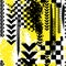 Seamless Tire Tracks Pattern