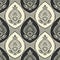 Seamless traditional Asian damask pattern design