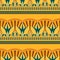 Seamless traditional coloured egypt pattern