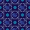 Seamless traditional indian peacock pattern