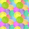 Seamless transparent candy sweets background