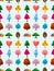 Seamless tree pattern