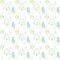 Seamless Trees doodle pattern background
