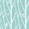 Seamless trendy pattern with abstract birch trees, cats and birds. Floral vintage wallpaper. Fanny vector illustration