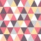 Seamless triangle colorful pattern. Vector geometric background