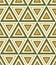 Seamless triangle mesh pattern