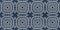 Seamless tribal ethnic indigo blue batik surface design pattern on rough linen