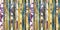 Seamless tribal ethnic stripe grungy border surface pattern design for print