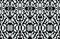 Seamless tribal pattern with ceramic shapes.Traditional, ornamental, ethnic fabric print. - Illustration