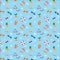 Seamless in tropical pattern with Summer concept and element