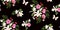 Seamless tropical spring floral background