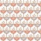 Seamless tulip flower background pattern