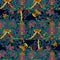 Seamless turkish colorful pattern. Vintage multicolor pattern in Eastern style. Endless floral pattern can be used for ceramic