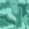 Seamless turquoise camouflage pattern