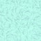 Seamless turquoise texture. Waves of small splashes on a turquoise background. Marine motif for prints or packaging