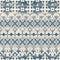 Seamless two toned distressed rug or textile surface pattern design for print.