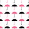 Seamless umbrellas pattern