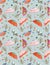 Seamless umbrellas pattern