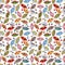 Seamless Umbrellas pattern