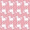 Seamless unicorns pattern