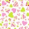 Seamless valentine pattern