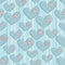Seamless Valentines Day pattern with hearts
