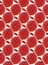 Seamless vector abstract geometric monochromatic modern pattern. Red and white colors.