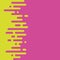 Seamless vector abstract horizontal transition of two colors. Rounded lines blended in. Pink and green contrast