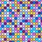 Seamless, Vector Abstract Image from A Mosaic of Randomly Spaced Squares in Pink and Purple. Application in Design Possible
