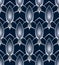 Seamless Vector Abstract Silver Candle Pattern