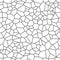 Seamless Vector Background from cells. Irregular Mosaic backdrop. Voronoi pattern