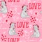 Seamless vector background with hearts, arrows, ringlets, cats, love. illustration for fabric, scrapbooking paper and other