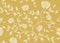 Seamless vector beige floral texture