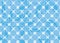 Seamless vector blue geometric texture with flora