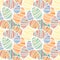 Seamless vector easter pattern