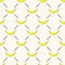 Seamless vector geometric pattern with bananas and lines. Tropical doodle background. Summer illustration for prints