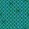 Seamless vector geometric pattern with teal circles