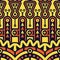 Seamless Vector Geometric Pattern. Techno Tribal