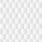 Seamless vector hexagonal pattern background. Each hexagon filled by light gradient