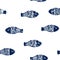 Seamless vector illustration, fishes