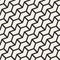 Seamless vector pattern. Abstract geometric lattice background. Rhythmic zigzag structure. Monochrome texture with